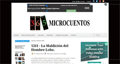 Desktop Screenshot of 365microcuentos.com
